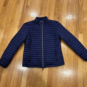Light weight blue puffer jacket